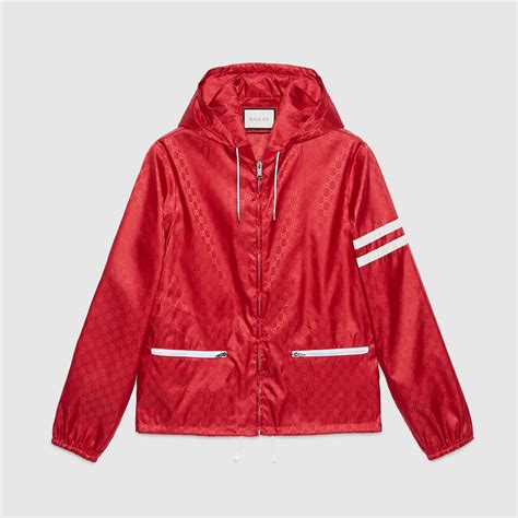 gucci nylon windbreaker replica|gucci nylon canvas jacket.